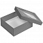 Коробка Teaser с окошком, серая с логотипом в Балашихе заказать по выгодной цене в кибермаркете AvroraStore