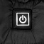 Куртка с подогревом Thermalli Chamonix, черная с логотипом в Балашихе заказать по выгодной цене в кибермаркете AvroraStore