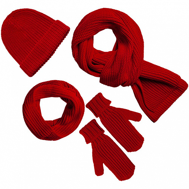 Шапка Nordkyn, красная с логотипом в Балашихе заказать по выгодной цене в кибермаркете AvroraStore
