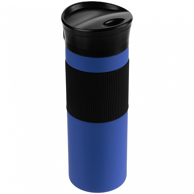 Термостакан Tralee XL, синий с логотипом в Балашихе заказать по выгодной цене в кибермаркете AvroraStore