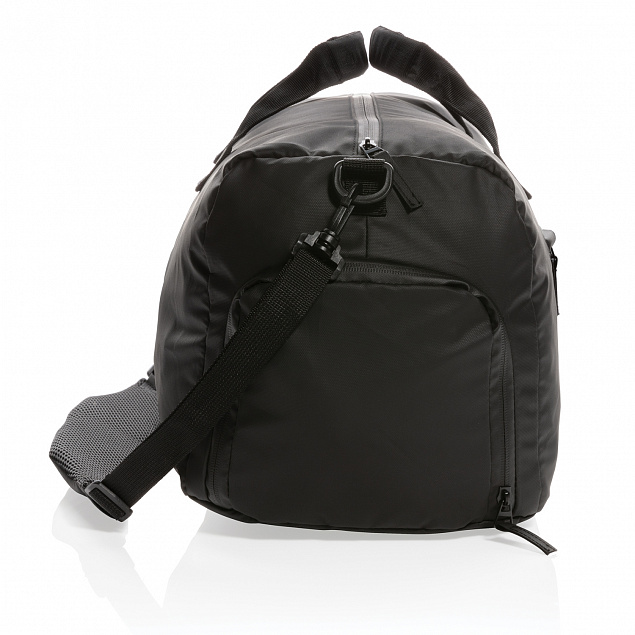 Дорожная сумка Fashion Black (без содержания ПВХ) с логотипом в Балашихе заказать по выгодной цене в кибермаркете AvroraStore