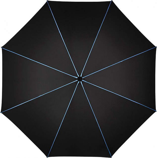 Зонт-трость Seam, голубой с логотипом в Балашихе заказать по выгодной цене в кибермаркете AvroraStore