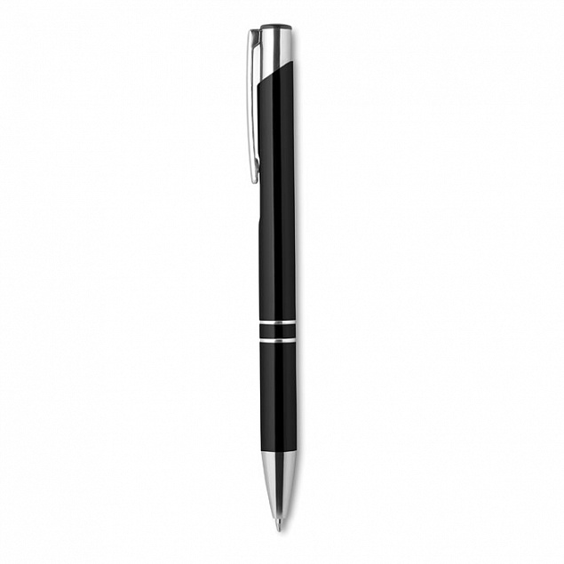 Ручка шариковая с черными черни с логотипом в Балашихе заказать по выгодной цене в кибермаркете AvroraStore