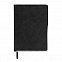 Ежедневник недатированный Montrose, А5,  черный, кремовый блок, графитовый срез с логотипом в Балашихе заказать по выгодной цене в кибермаркете AvroraStore