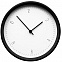 Часы настенные Lyce, белые с черным с логотипом в Балашихе заказать по выгодной цене в кибермаркете AvroraStore