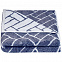 Полотенце махровое Tiler Large, серо-голубое с логотипом в Балашихе заказать по выгодной цене в кибермаркете AvroraStore