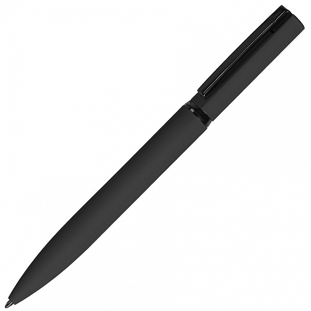 Ручка шариковая MIRROR BLACK, покрытие soft touch с логотипом в Балашихе заказать по выгодной цене в кибермаркете AvroraStore