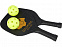 Enrique комплект ракеток в сетчатом чехле, черный с логотипом в Балашихе заказать по выгодной цене в кибермаркете AvroraStore