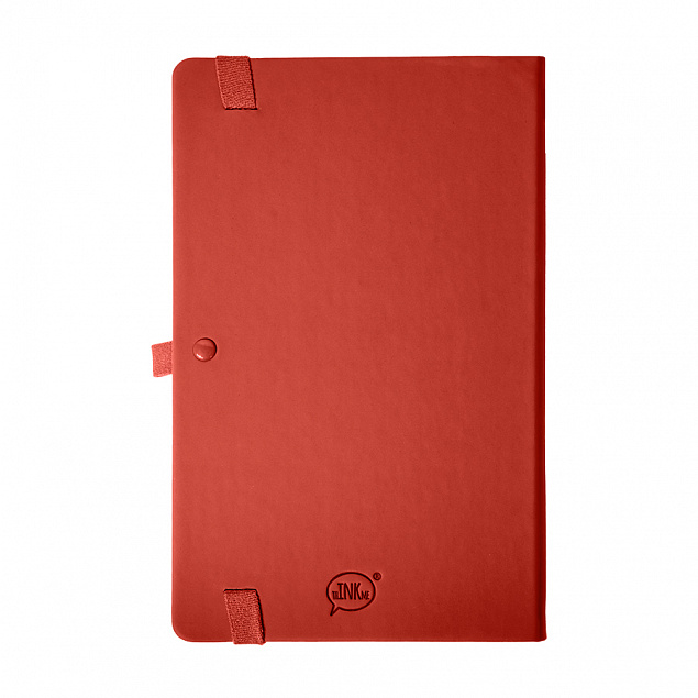 Бизнес-блокнот GLORI, A5, красный, твердая обложка, в линейку с логотипом в Балашихе заказать по выгодной цене в кибермаркете AvroraStore