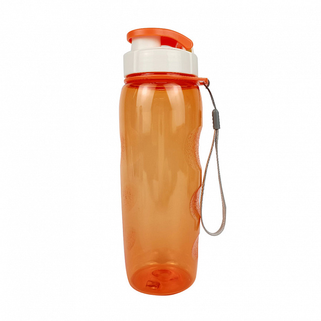 Пластиковая бутылка Сингапур, распродажа, оранжевый с логотипом в Балашихе заказать по выгодной цене в кибермаркете AvroraStore