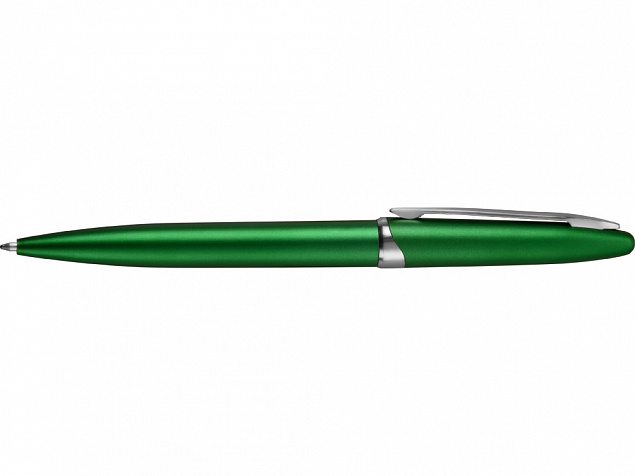 Ручка шариковая Империал, зеленый металлик с логотипом в Балашихе заказать по выгодной цене в кибермаркете AvroraStore
