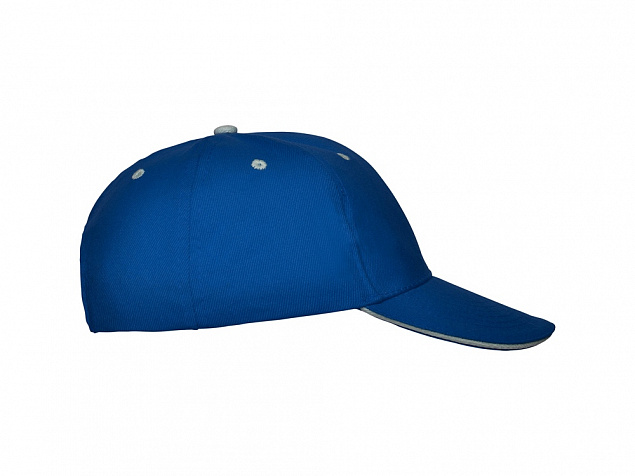 Бейсболка Panel унисекс, королевский синий с логотипом в Балашихе заказать по выгодной цене в кибермаркете AvroraStore