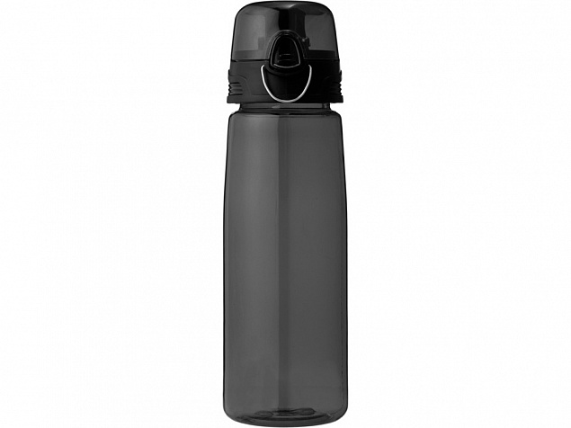 Бутылка спортивная Capri, черный с логотипом в Балашихе заказать по выгодной цене в кибермаркете AvroraStore