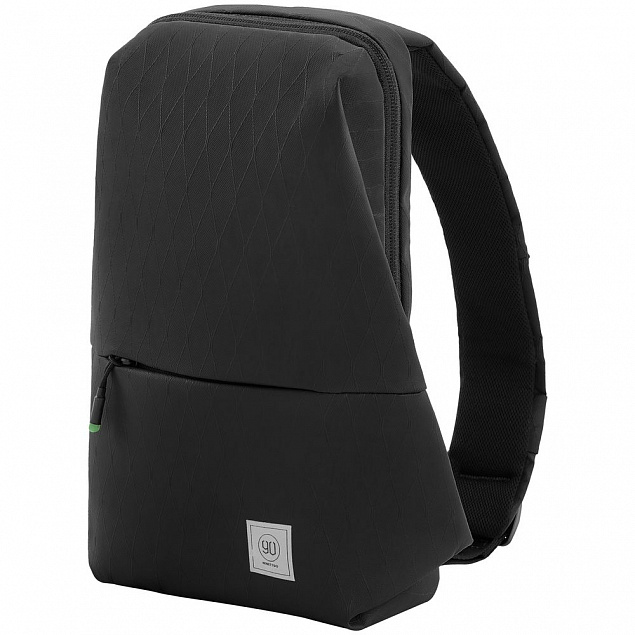 Рюкзак на одно плечо City Sling Bag, черный с логотипом в Балашихе заказать по выгодной цене в кибермаркете AvroraStore