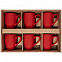 Набор кружек Good Morning c покрытием софт-тач, ярко-красный с логотипом в Балашихе заказать по выгодной цене в кибермаркете AvroraStore