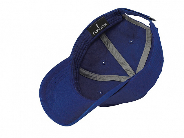 Бейсболка Apex 6-ти панельная, классический синий с логотипом в Балашихе заказать по выгодной цене в кибермаркете AvroraStore