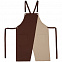 Фартук Picante, коричневый с бежевым с логотипом в Балашихе заказать по выгодной цене в кибермаркете AvroraStore