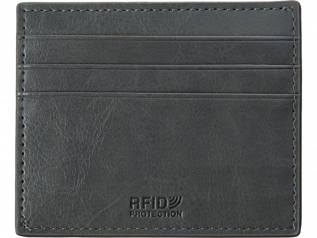 Картхолдер для 6 карт с RFID-защитой «Fabrizio» с логотипом в Балашихе заказать по выгодной цене в кибермаркете AvroraStore