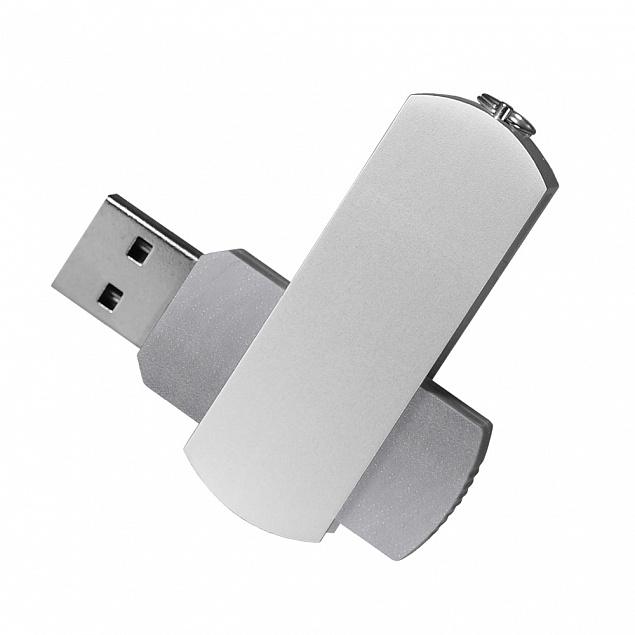 USB Флешка, Elegante, 16 Gb, серебряный, в подарочной упаковке с логотипом в Балашихе заказать по выгодной цене в кибермаркете AvroraStore