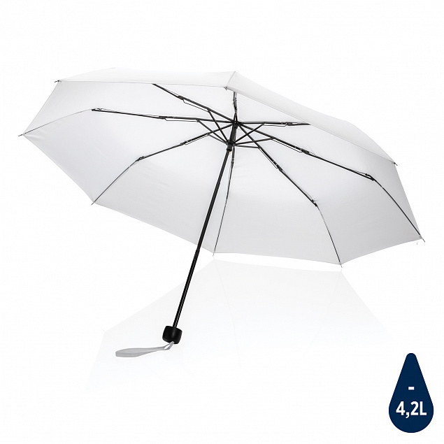 Компактный зонт Impact из RPET AWARE™, 20.5" с логотипом в Балашихе заказать по выгодной цене в кибермаркете AvroraStore