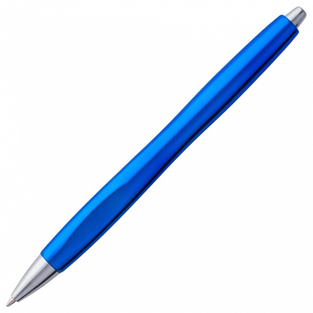 Ручка шариковая Barracuda, синяя с логотипом в Балашихе заказать по выгодной цене в кибермаркете AvroraStore