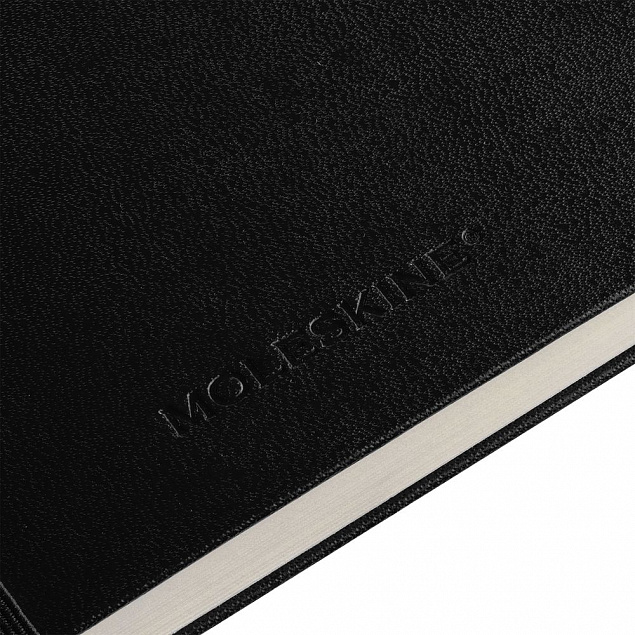 Записная книжка Moleskine Professional Large, черная с логотипом в Балашихе заказать по выгодной цене в кибермаркете AvroraStore