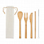 Набор столовых приборов бамбук с логотипом в Балашихе заказать по выгодной цене в кибермаркете AvroraStore