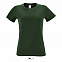 Фуфайка (футболка) REGENT женская,Темно-зеленый L с логотипом в Балашихе заказать по выгодной цене в кибермаркете AvroraStore