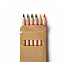 агаНабор цветных карандашей мини TINY,6 цветов с логотипом в Балашихе заказать по выгодной цене в кибермаркете AvroraStore
