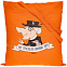 Холщовая сумка «Не тратьте время зря», оранжевая с логотипом в Балашихе заказать по выгодной цене в кибермаркете AvroraStore