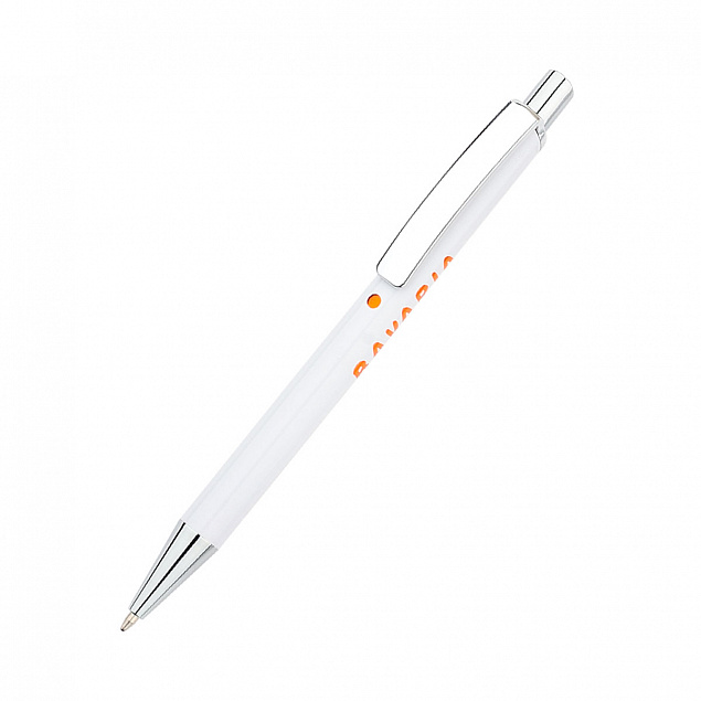 Ручка металлическая Bright - Оранжевый OO с логотипом в Балашихе заказать по выгодной цене в кибермаркете AvroraStore