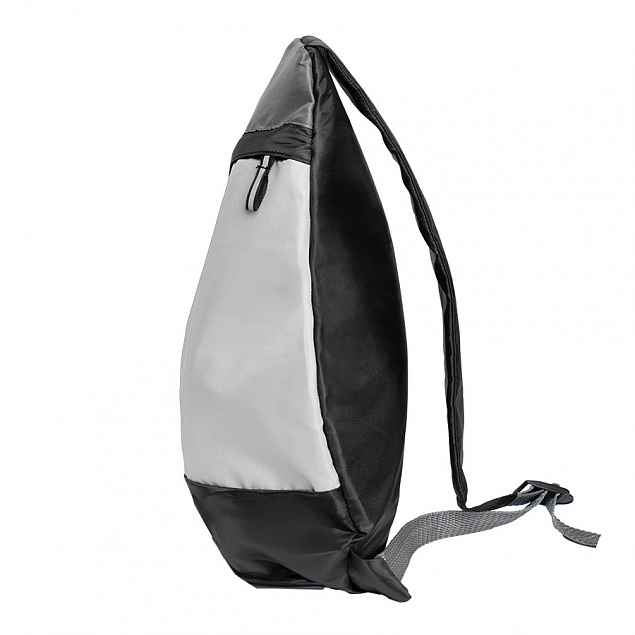 Рюкзак Pick, белый/серый/чёрный, 41 x 32 см, 100% полиэстер 210D с логотипом в Балашихе заказать по выгодной цене в кибермаркете AvroraStore