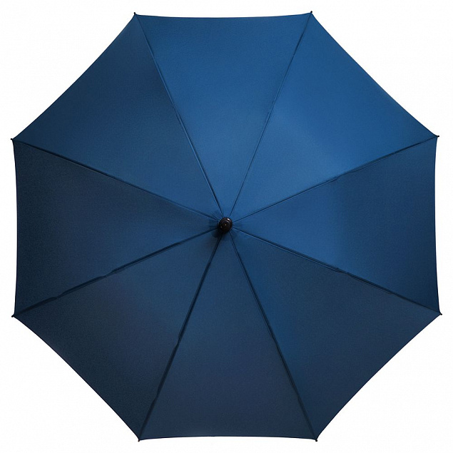 Зонт-трость Magic с проявляющимся рисунком в клетку, темно-синий с логотипом в Балашихе заказать по выгодной цене в кибермаркете AvroraStore