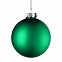 Елочный шар Finery Matt, 10 см, матовый зеленый с логотипом в Балашихе заказать по выгодной цене в кибермаркете AvroraStore