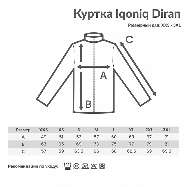 Куртка Iqoniq Diran из переработанного полиэстера AWARE™, унисекс, 320 г/м² с логотипом в Балашихе заказать по выгодной цене в кибермаркете AvroraStore