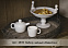 Набор чайный "Вавилон": чайник с чашкой, белый с логотипом в Балашихе заказать по выгодной цене в кибермаркете AvroraStore