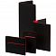 Чехол для пропуска Multimo, черный с красным с логотипом в Балашихе заказать по выгодной цене в кибермаркете AvroraStore