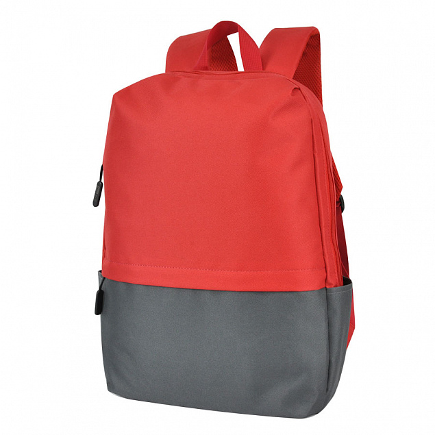 Рюкзак Eclat, красный/серый, 43 x 31 x 10 см, 100% полиэстер 600D с логотипом в Балашихе заказать по выгодной цене в кибермаркете AvroraStore