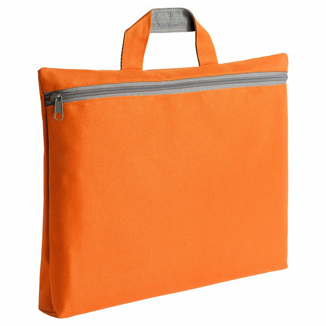 Сумка-папка SIMPLE, оранжевая с логотипом в Балашихе заказать по выгодной цене в кибермаркете AvroraStore