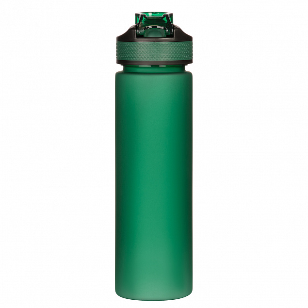 Спортивная бутылка для воды, Flip, 700 ml, темно-зеленая (ТОЛЬКО ПОД ПОЛНУЮ ЗАПЕЧАТКУ) с логотипом в Балашихе заказать по выгодной цене в кибермаркете AvroraStore