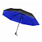 Зонт Glamour - Синий HH с логотипом в Балашихе заказать по выгодной цене в кибермаркете AvroraStore