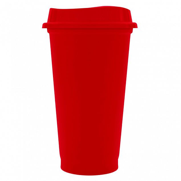 Стакан с крышкой Color Cap, красный с логотипом в Балашихе заказать по выгодной цене в кибермаркете AvroraStore