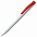 Ручка шариковая Pin, белая с зеленым с логотипом в Балашихе заказать по выгодной цене в кибермаркете AvroraStore