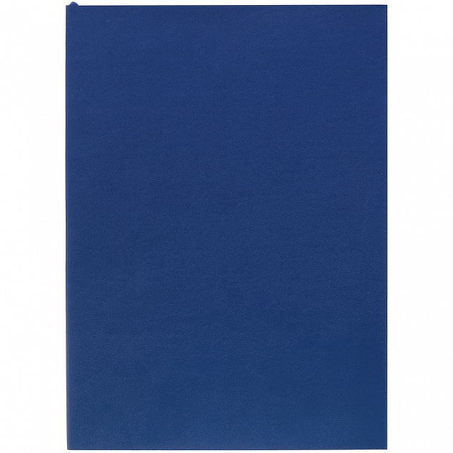 Ежедневник Flat, недатированный, синий с логотипом в Балашихе заказать по выгодной цене в кибермаркете AvroraStore