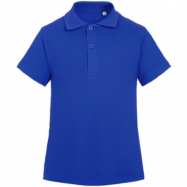 Рубашка поло детская Virma Kids, ярко-синяя с логотипом в Балашихе заказать по выгодной цене в кибермаркете AvroraStore