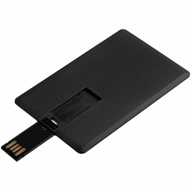 Флешка Card, 8 Гб, черная с логотипом в Балашихе заказать по выгодной цене в кибермаркете AvroraStore