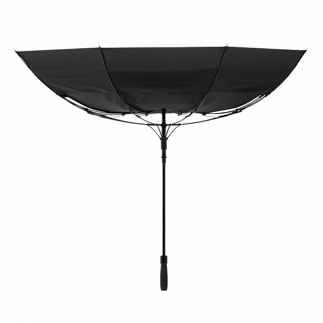 Зонт-трость Bora, черный с логотипом в Балашихе заказать по выгодной цене в кибермаркете AvroraStore