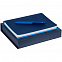 Набор Spring Shall, синий с голубым с логотипом в Балашихе заказать по выгодной цене в кибермаркете AvroraStore