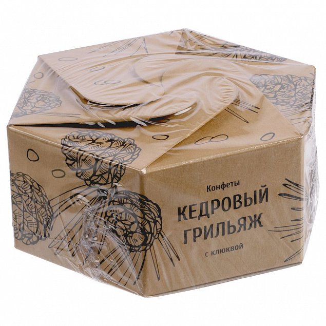 Конфеты «Кедровый грильяж» с клюквой с логотипом в Балашихе заказать по выгодной цене в кибермаркете AvroraStore