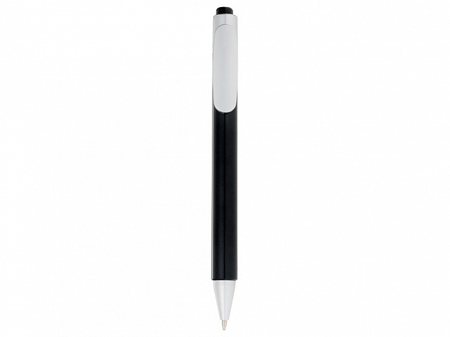 Ручка шариковая Athens черные чернила, черный с логотипом в Балашихе заказать по выгодной цене в кибермаркете AvroraStore